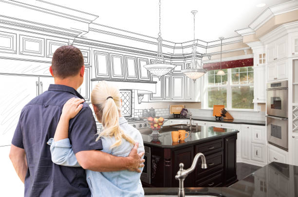 Professional Cabinet Refacing technician working in Harmans, MD